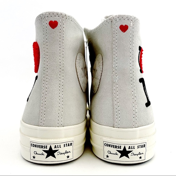 🆕 Converse High Top Sneakers I Love New York 7.5 - Picture 4 of 15